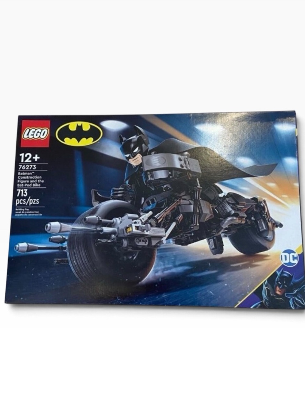 LEGO Batman Construction Figure & Bat-Pod Bike Set 76273 713 Pcs Ages 12+  Iconi